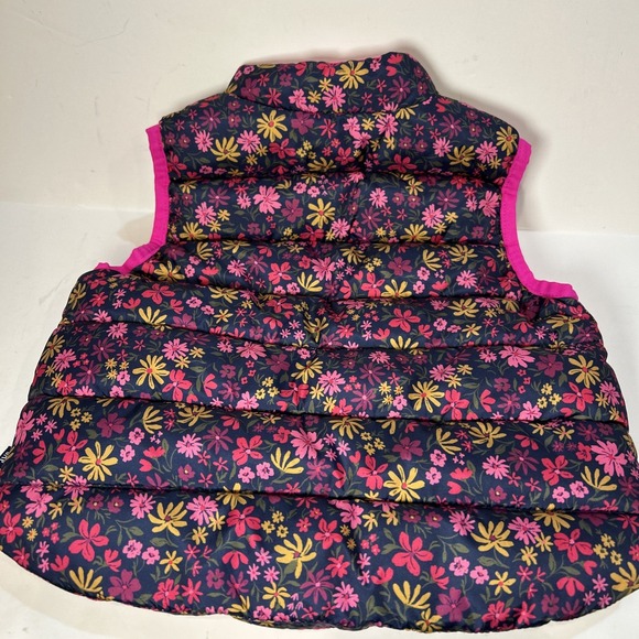GAP Toddler Girl ColdControl Floral Puffer Vest Size 18-24‎ Months - Picture 3 of 6
